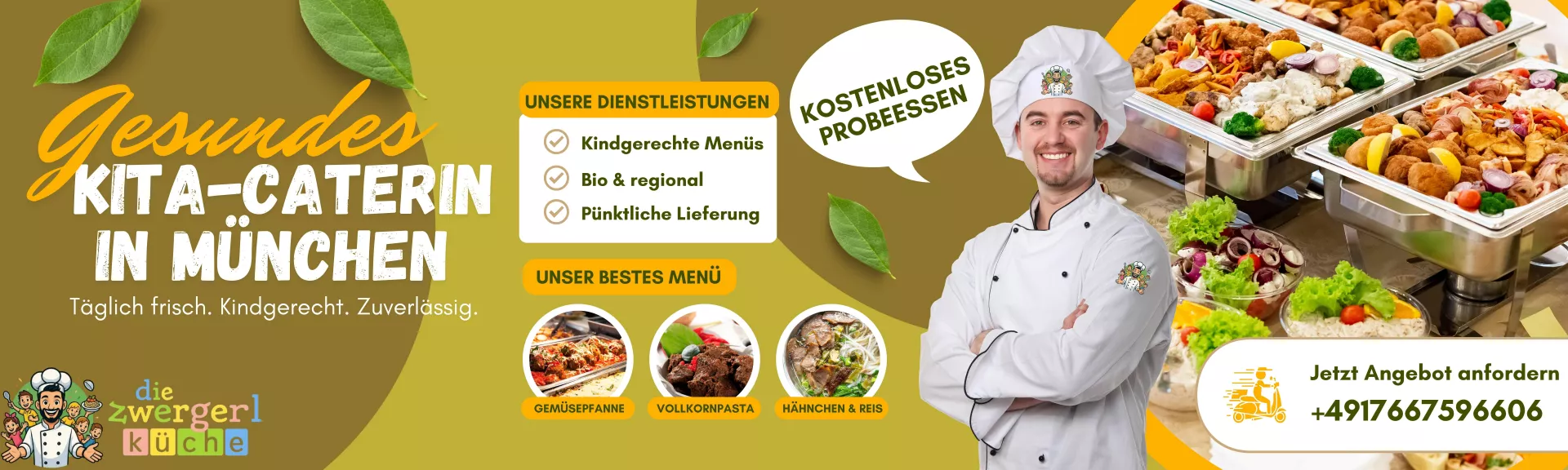 Kita-Catering in München | Gesunde Kinderverpflegung von Zwergerlküche